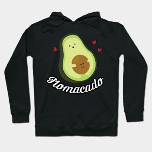 Momacado pregnant avocado funny maternity Hoodie